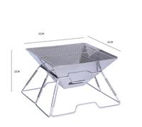 Quipulse Style 2 Outdoor Folding Stainless Steel Barbecue in Silver | Size: Large Quipulse Silver Large