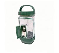 Quipulse Style 3 Layered Salad Storage Jar in Green Quipulse Green
