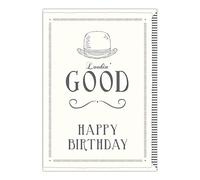 Quire Collections Impressive Card Happy Birthday Looking Good, Cream/Grey, 115x163mm