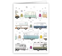 Quire Collections Mini Card Caravans & Chairs, 70x89mm