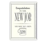 Quire Impressive Card Congratulations, Cream/Grey, 115x163mm