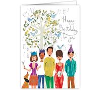 Quire Lemon Lou Card Happy Birthday Song,Multicoloured,163x115mm