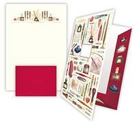 Quire Luxury Pen & Ink Design Writing Paper with Envelopes and Keepsake Folder