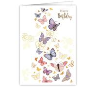 Quire Mac Classic Card Happy Birthday Butterflies