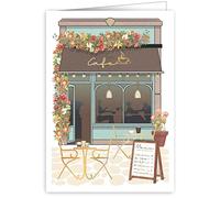 Quire Mac Classic Card Happy Birthday Café, Multicoloured, 115x163mm