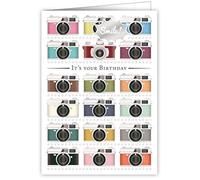 Quire Mac Classic Card Happy Birthday Camera,Multicoloured,115 x 163mm