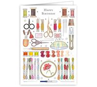 Quire Mac Classic Card Happy Birthday Embroidery