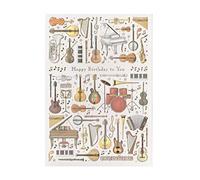 Quire Mac Classic Card Happy Birthday Musical Instruments