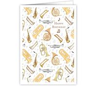 Quire Mac Classic Card Happy Birthday Musical Instruments