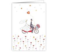 Quire Mac Classic Card Wedding Bicycle, 115 x 163mm