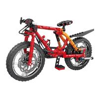 QuirkQuest Bicycle Building Blocks Set, 212Pcs Technick Motorcycle Model Toys, Mountain Bike Building Kit STEM Educational Dirt Bike Stunt Bike Building Toys Gift for Kids (KY1159)