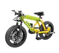 QuirkQuest Bicycle Building Blocks Set, 220Pcs Technick Motorcycle Model Toys, Mountain Bike Building Kit STEM Educational Dirt Bike Stunt Bike Building Toys Gift for Kids (KY1158)