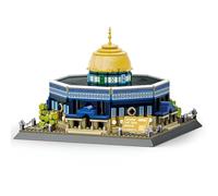 QuirkQuest Dome of the Rock Building Blocks Set, City Al-Aqsa Mosque Constructions Bricks Kit, 969 Pieces World Famous Landmark Series Model Toys, Ideas Gifts for Kids Adults(5243)
