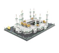 QuirkQuest Great Mosque of Mecca Building Blocks Set, City Constructions Bricks Kit, 2274Pieces World Famous Landmark Series Model Toys, Ideas Gifts for Kids Adults(6220)