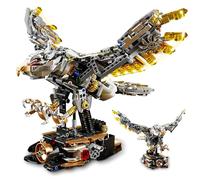 QuirkQuest Ideas Mechanical Eagle Building Set, 1168PCS Steampunk Animal Model Toys, Rotatable Bird Eagle Building Blocks Toy for Adults, STEM Gifts Decor for Girls Boys Teens