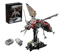 QuirkQuest Mechanical Mosquito Building Set - 747PCS Technick Insect Mosquito Building Bricks Kit, Cyberpunk Insect Ainaml Model Toys, Collectible Desk Decor Gifts for Adults & Teens(DD)