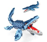 QuirkQuest Mosasaurus Dinosaur Building Blocks Set, 805 PCS Ocean Animal Building Bricks Kit Collection Toys for Home Decor, Dinosaur World Model Toy, Ideas Gifts for Adults Kids