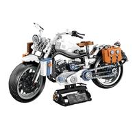 QuirkQuest Sports Motorcycle Building Blocks Kit, 827PCS Technick Vehicle Motorbike Model Toys, Race Car Bike Building Bricks Set, Ideas Gifts for Boys Kids Adults(K2193)