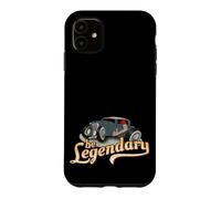 Quirky Cartoon Oldtimer Hot Rod Rockabilly Be Legendary Case for iPhone 11