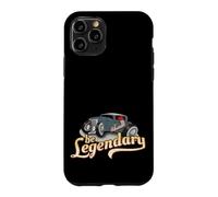 Quirky Cartoon Oldtimer Hot Rod Rockabilly Be Legendary Case for iPhone 11 Pro