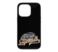 Quirky Cartoon Oldtimer Hot Rod Rockabilly Be Legendary Case for iPhone 13 Pro