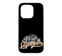 Quirky Cartoon Oldtimer Hot Rod Rockabilly Be Legendary Case for iPhone 15 Pro