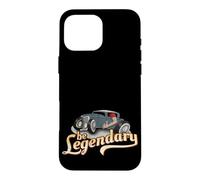 Quirky Cartoon Oldtimer Hot Rod Rockabilly Be Legendary Case for iPhone 16 Pro Max
