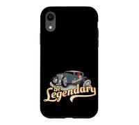 Quirky Cartoon Oldtimer Hot Rod Rockabilly Be Legendary Case for iPhone XR