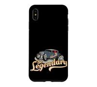 Quirky Cartoon Oldtimer Hot Rod Rockabilly Be Legendary Case for iPhone XS Max