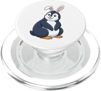 Quirky Cute Penguin Rabbit Fusion Character PopSockets PopGrip for MagSafe