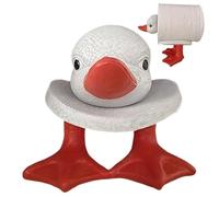 Quirky Duck Toilet Roll Holder - Cute Design, Funny Storage, Space-Saving; for Restrooms, Apartments; Ideal for Families, Animal Lovers