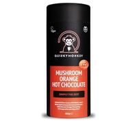 Quirky Monkey - Orange Mushroom Hot Chocolate - Simply The Zest!, Trio Blend of Lion's Mane, Reishi & Cordyceps Extracts - Orange Infused Blend - Add Sweetener of Choice - 150g Tube