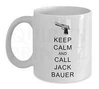 Quirky Printz Novelty 24 Keep Calm And Call Jack Bauer Gift Slogan Mug SK145