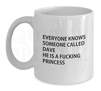 Quirky Printz Novelty Everyone Knows Someone Called Dave Funny Gift Slogan Mug SK189