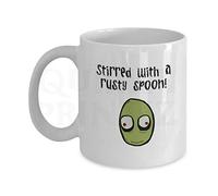 Quirky Printz Novelty Salad Fingers Stirred With A Rusty Spoon Funny Gift Slogan Mug SK354