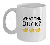 Quirky Printz Novelty What The Duck Gift Slogan Mug SK120