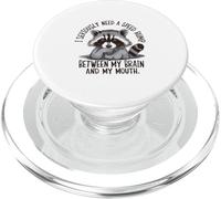Quirky Raccoon Humor for Fun Conversations PopSockets PopGrip for MagSafe