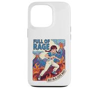 Quirky Retro Humor Full of Fury Adorable Youth Chaos Case for iPhone 13 Pro