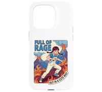 Quirky Retro Humor Full of Fury Adorable Youth Chaos Case for iPhone 15 Pro