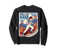 Quirky Retro Humor Full of Fury Adorable Youth Chaos Sweatshirt
