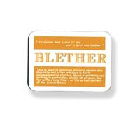 Quirky Scottish Doric Dialect Phrase Drinks Coaster - Blether