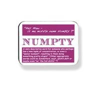 Quirky Scottish Doric Dialect Phrase Drinks Coaster - Numpty