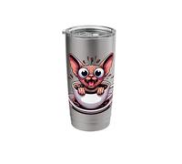 Quirky Sphinx Cat Coffee Design Lover Espresso Caffeine Stainless Steel Insulated Tumbler