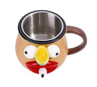 Quirky Tea Mugs - Funny Beverage Novelty Drinkware, Porcelain Cup Duo with Glow, Decorative Mug Set with Flair, Dining Drinkware Accessory, Celebration Supplies for Bedroom, Camping, Showcase