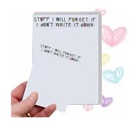 Quirky to Do List Notepad Set, Daily Planner Notepad, Fuck This Notepad, Funny Sticky Note for Adults for Work, Funny Memo Pads Stationery Gift to Friends, Colleagues, Boss (Stuff Notepad)
