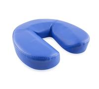 QUIRUMED Face Cushion, Horseshoe Shape, 29 x 27 x 7 cm, Blue