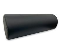 QUIRUMED Roller Cushion, 55 x 20 cm, Black, Leatherette, Ergonomic, Foam Filling, Yoga, Fitness, Massage