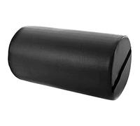 QUIRUMED Roller Cushion, 55 x 30 cm, Black, Leatherette, Foam Padding, for Yoga, Fitness, Massage