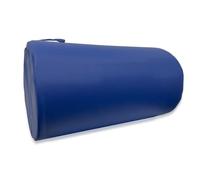 QUIRUMED Roller Cushion, 55 x 30 cm, Blue, Leatherette, Foam Filling, Yoga, Fitness, Massage