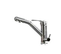 Quirxio Beige 3-Way Filter Kitchen Faucet - Dual Handle Hot & Cold Drinking Water Mixer Tap with Purification Function(Chrome)